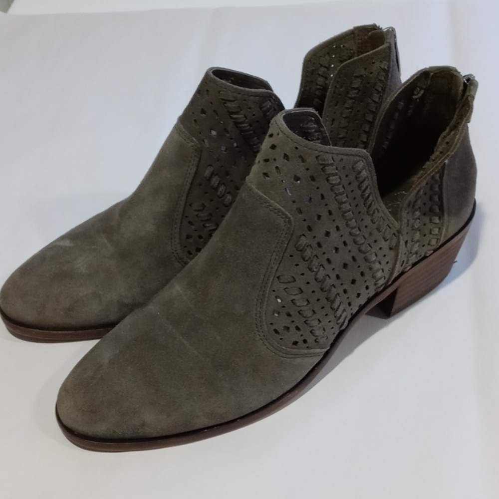 Vince Camuto suede boot size 10 Gray
